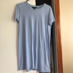 Forever 21 light blue tshirt dress